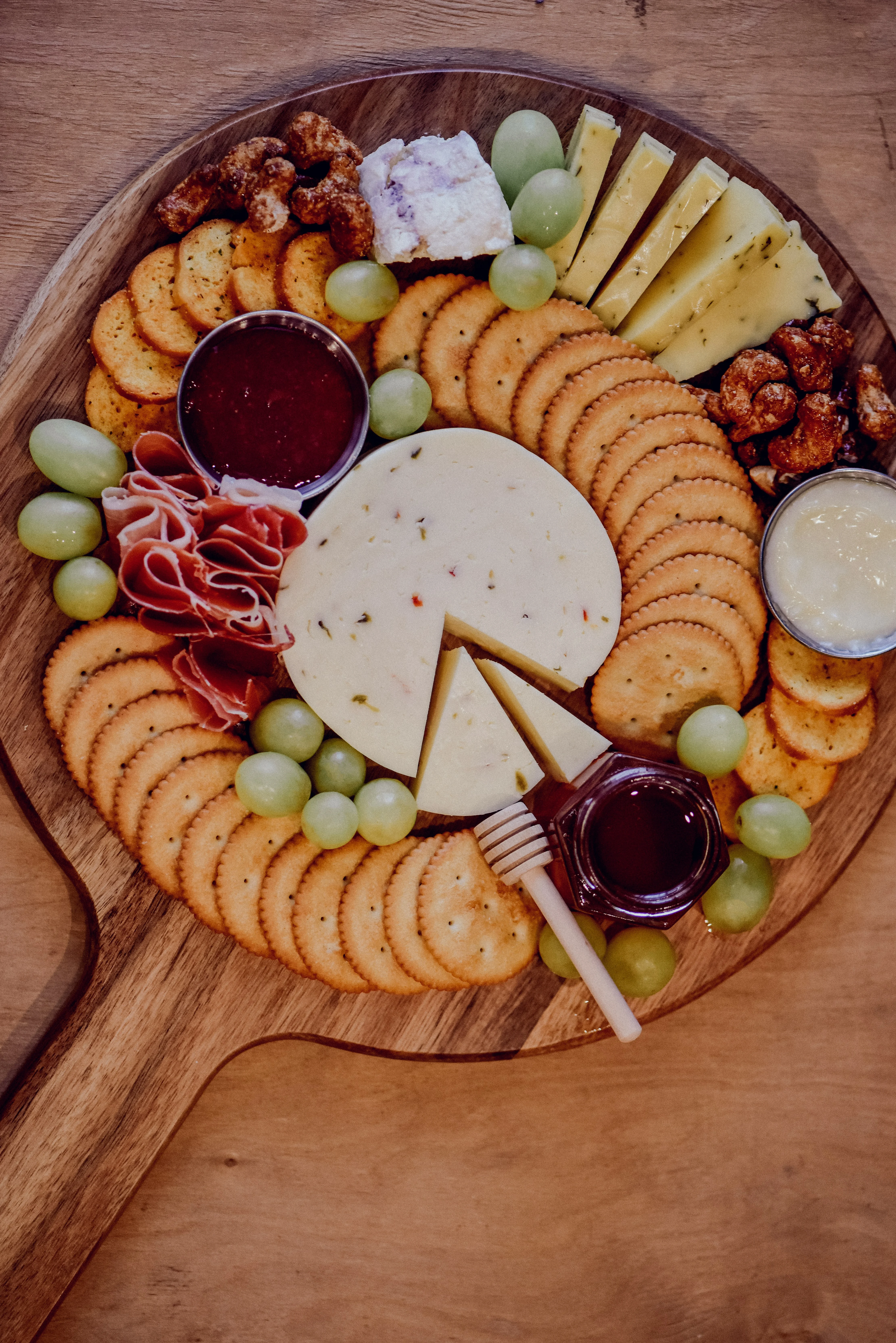Cheese and charcuterie from neighbours