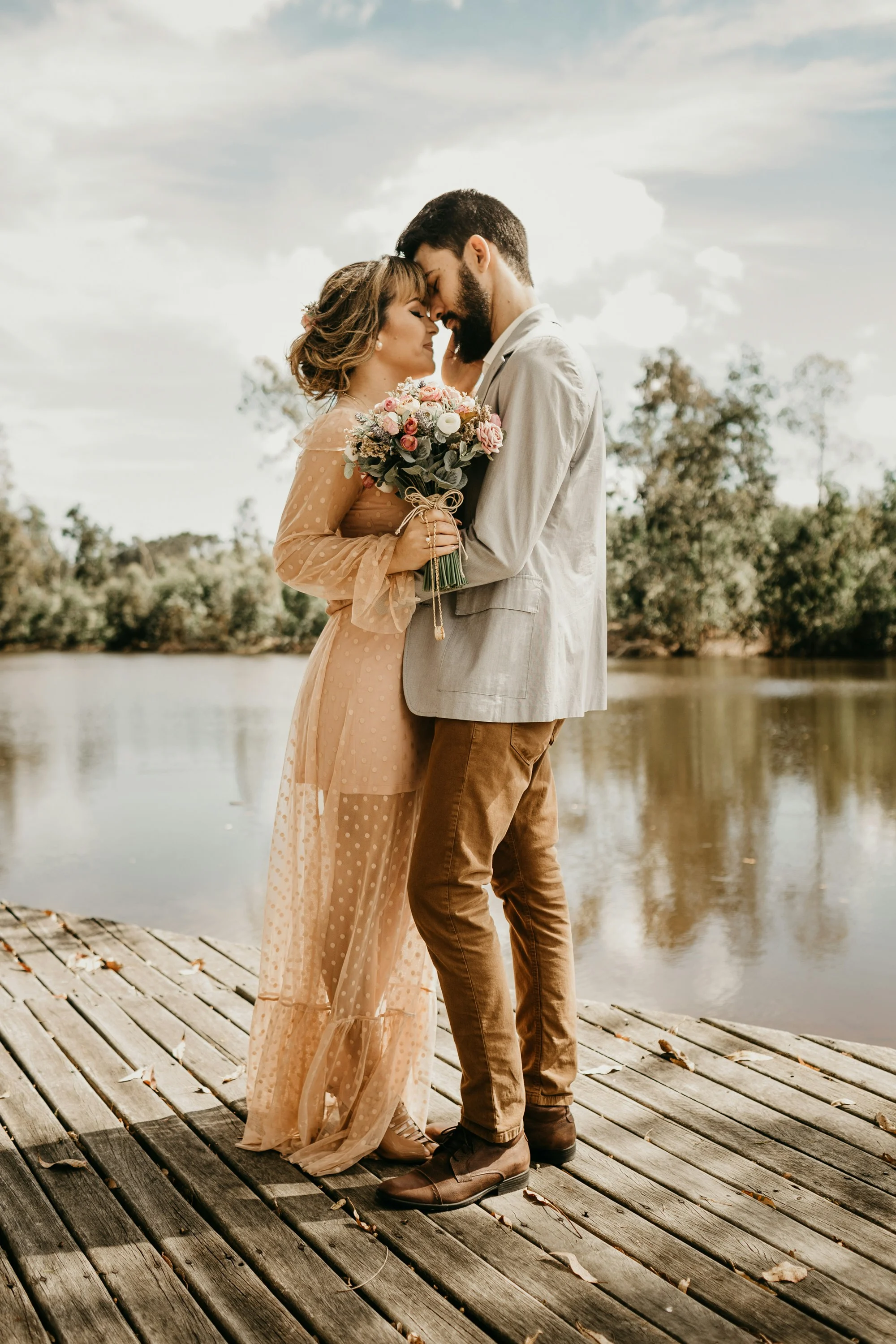 Lara & Stefan on the jetty